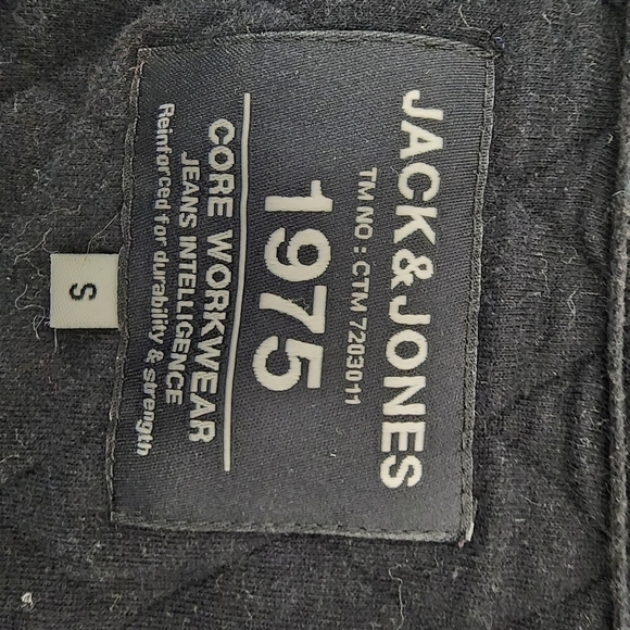 Jack & Jones Core Workwear Black Quilted Jacket Size S - Picture 12 of 14